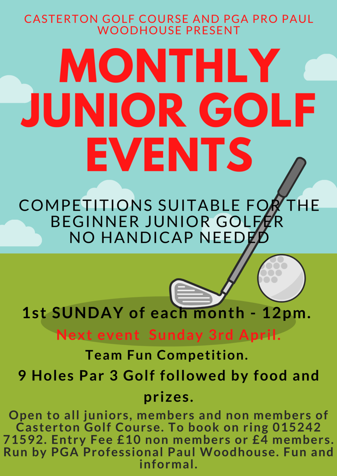 Casterton Golf Club Junior Golf Competitions 2022 Casterton Golf Club